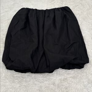 ASOS Black Midi Bubble Skirt